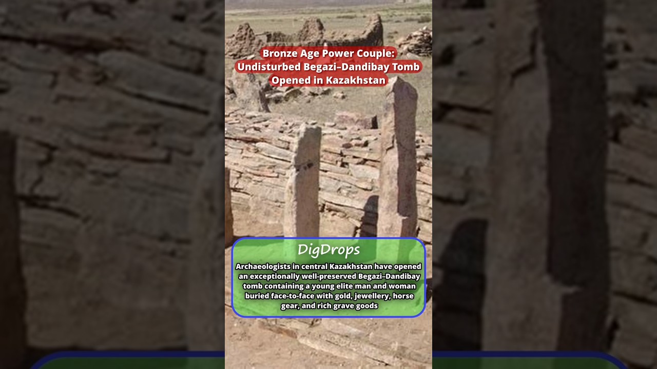 Bronze Age Power Couple: Undisturbed Begazi–Dandibay Tomb Opened in Kazakhstan 