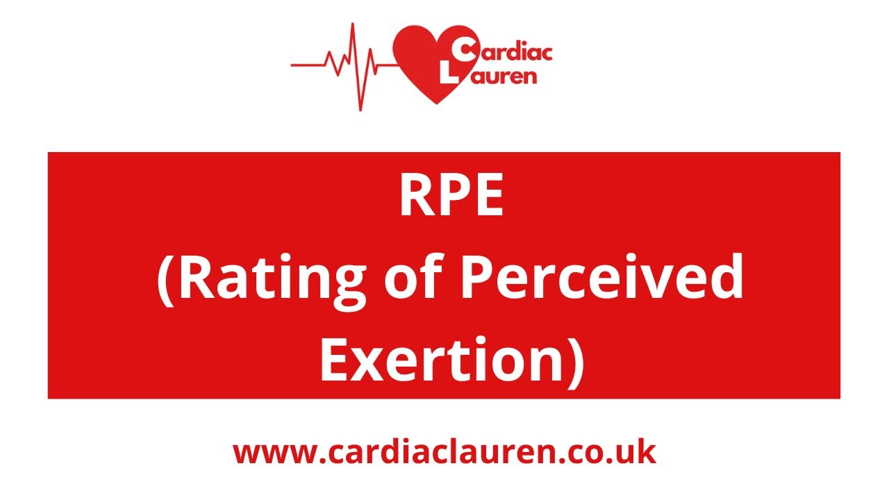Explaining the RPE Scale