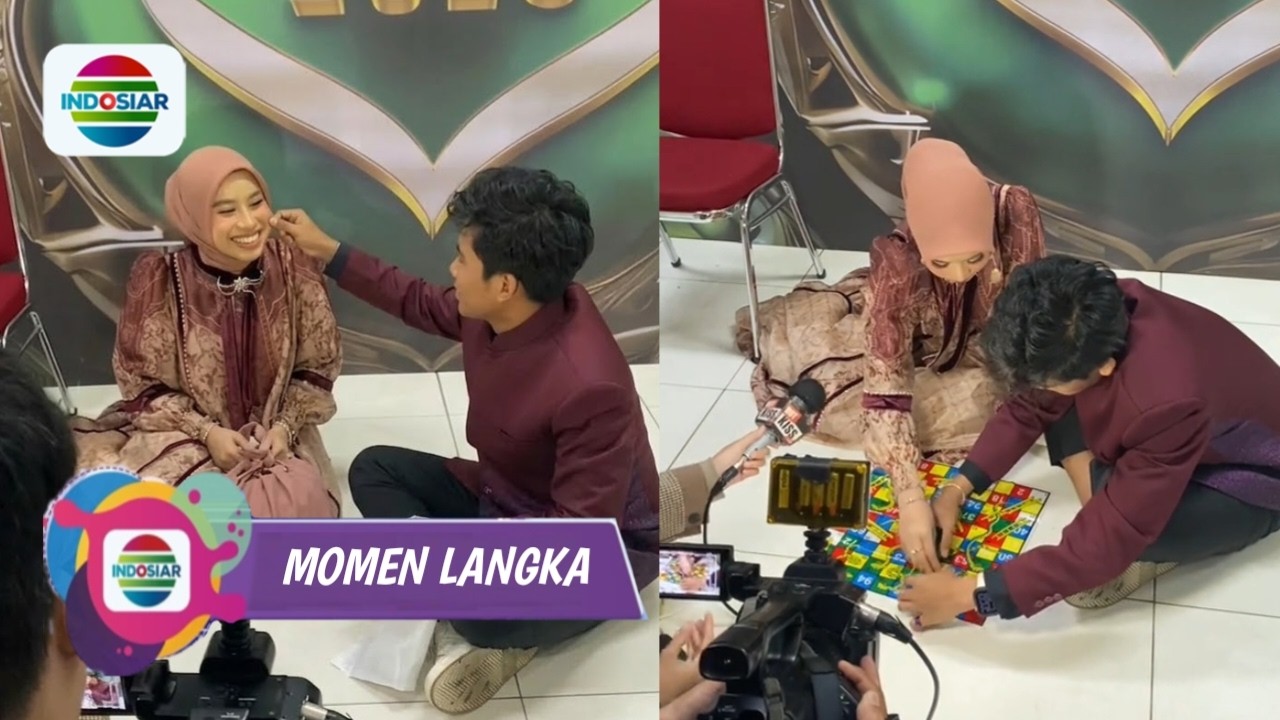 Bikin gemes!! Detik Keromantisan Valen & Mila Main ular tangga Usai aksi Indosiar, bikin semua Baper
