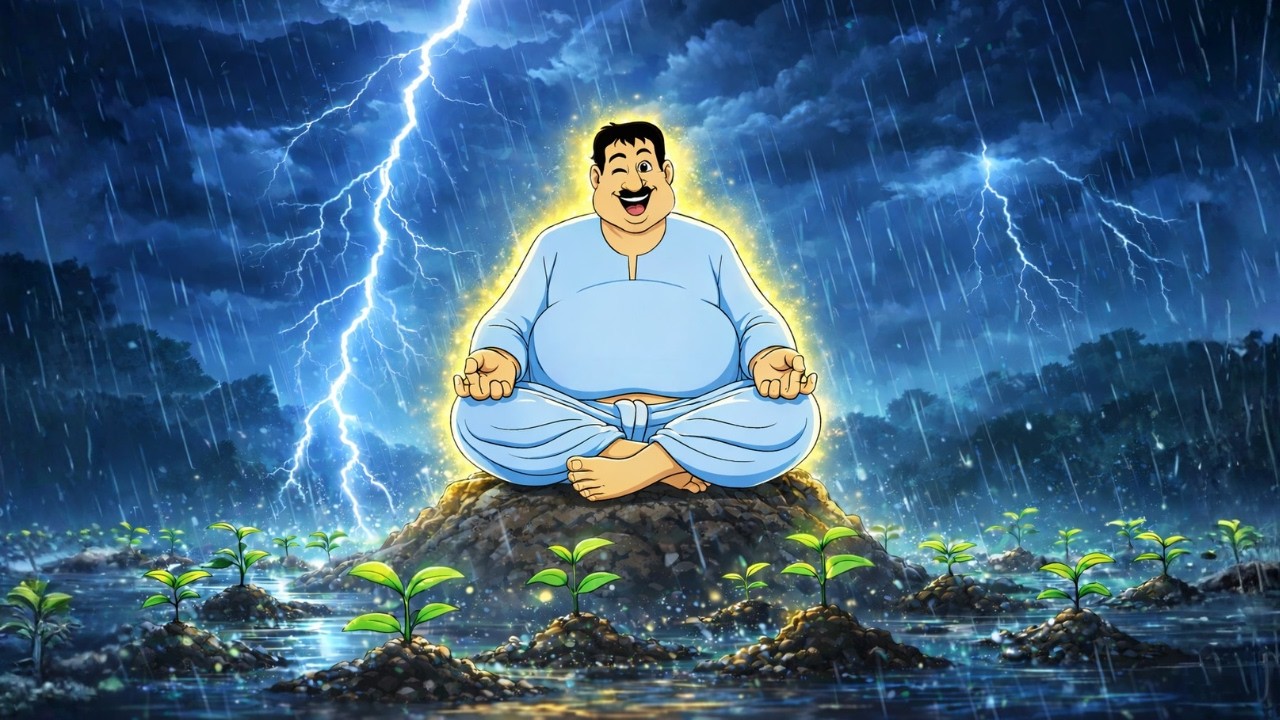 Bristi Anlo Koilash | Bangla Animated Moral Story |  Funny Bengali Story