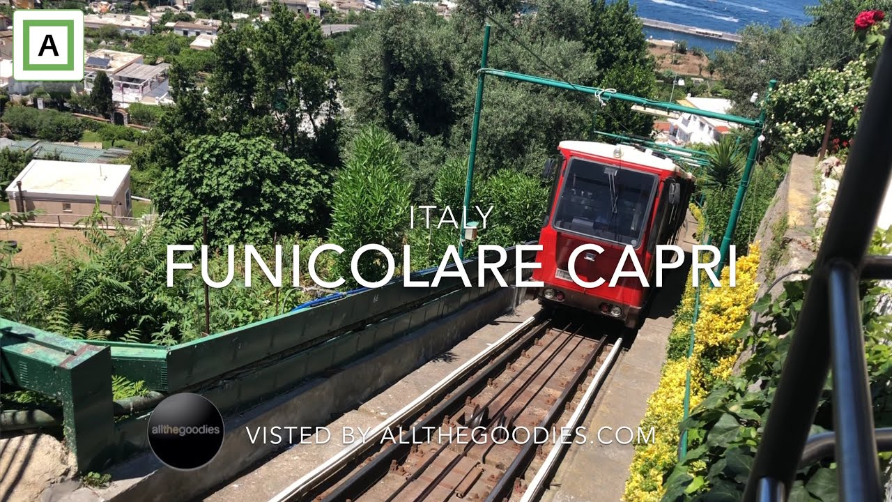 Funicolare Capri, Italy | Virtual travel by allthegoodies.com