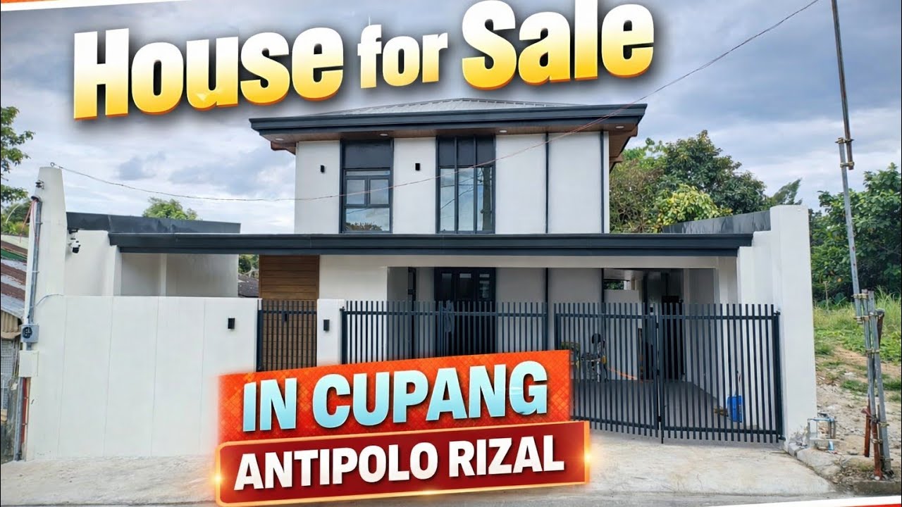 DHM#470 || 16M House and lot for sale in Cupang Antipolo Rizal near C&B Mall. 