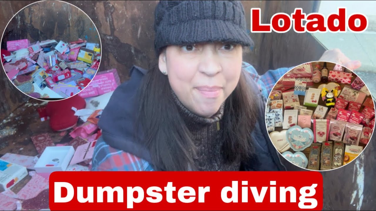 Uns dos dumpster mais esperado por mim 🥰#dumpsterdiving lixo lotado de coisas das lojas dos EUA