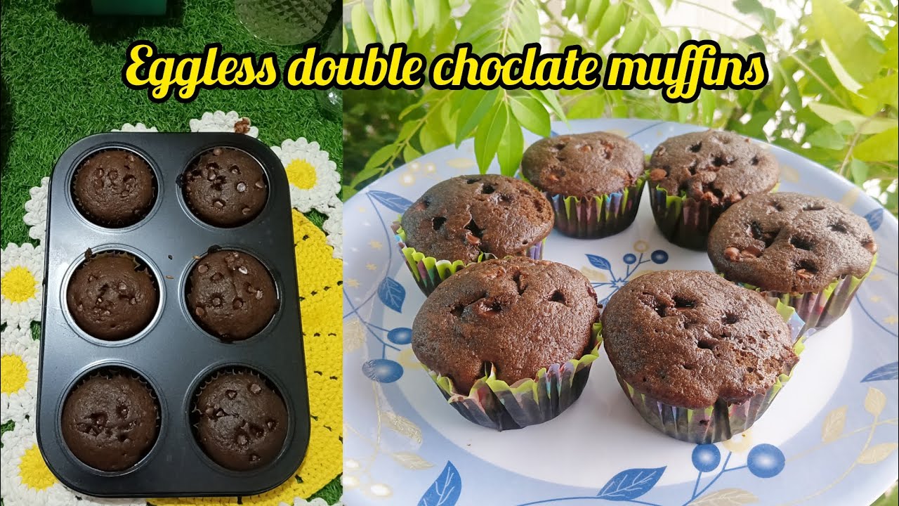 Double Chocolate Muffins | Easy & Moist Homemade Muffins Recipe