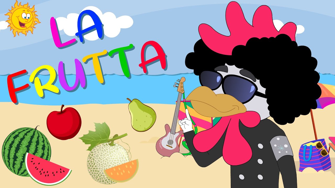 COCCOROCK feat. Marco Ferracini: La frutta (Official Video) | Canzoni per bambini | Cartoni animati