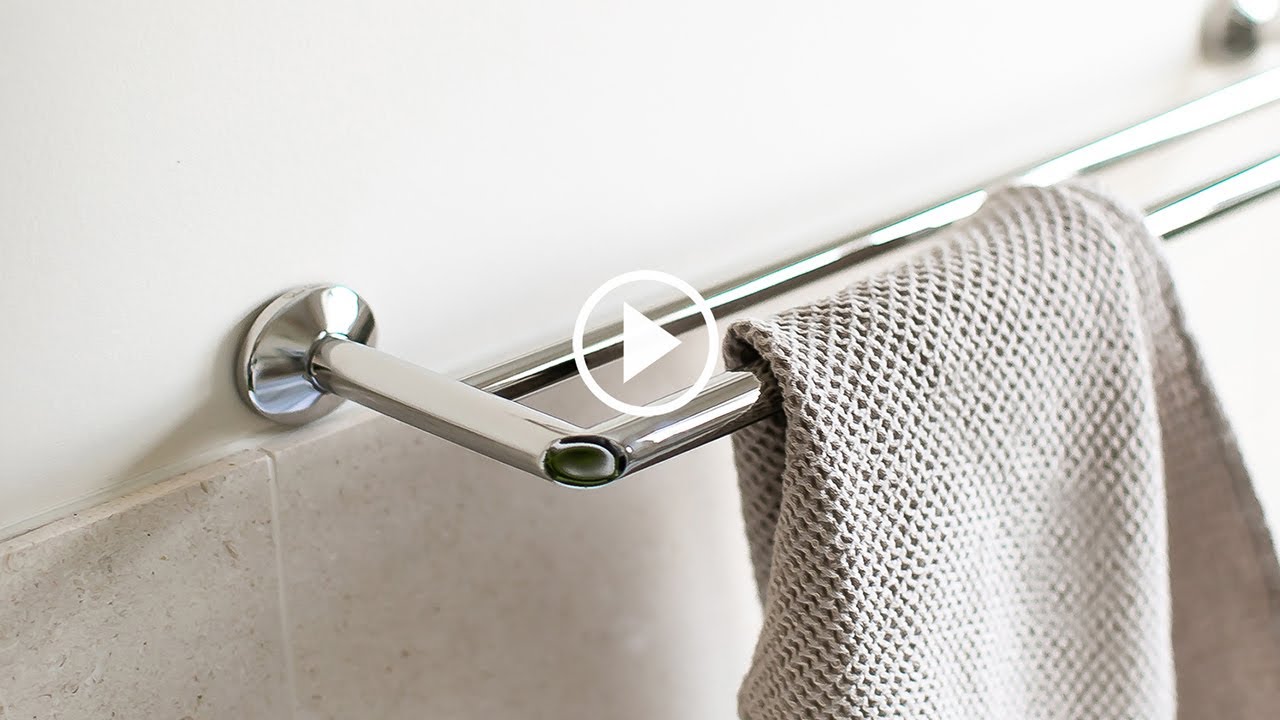 Robert Welch How To Fit A Towel Rail | How To Guides | Oblique Bathroom Collection