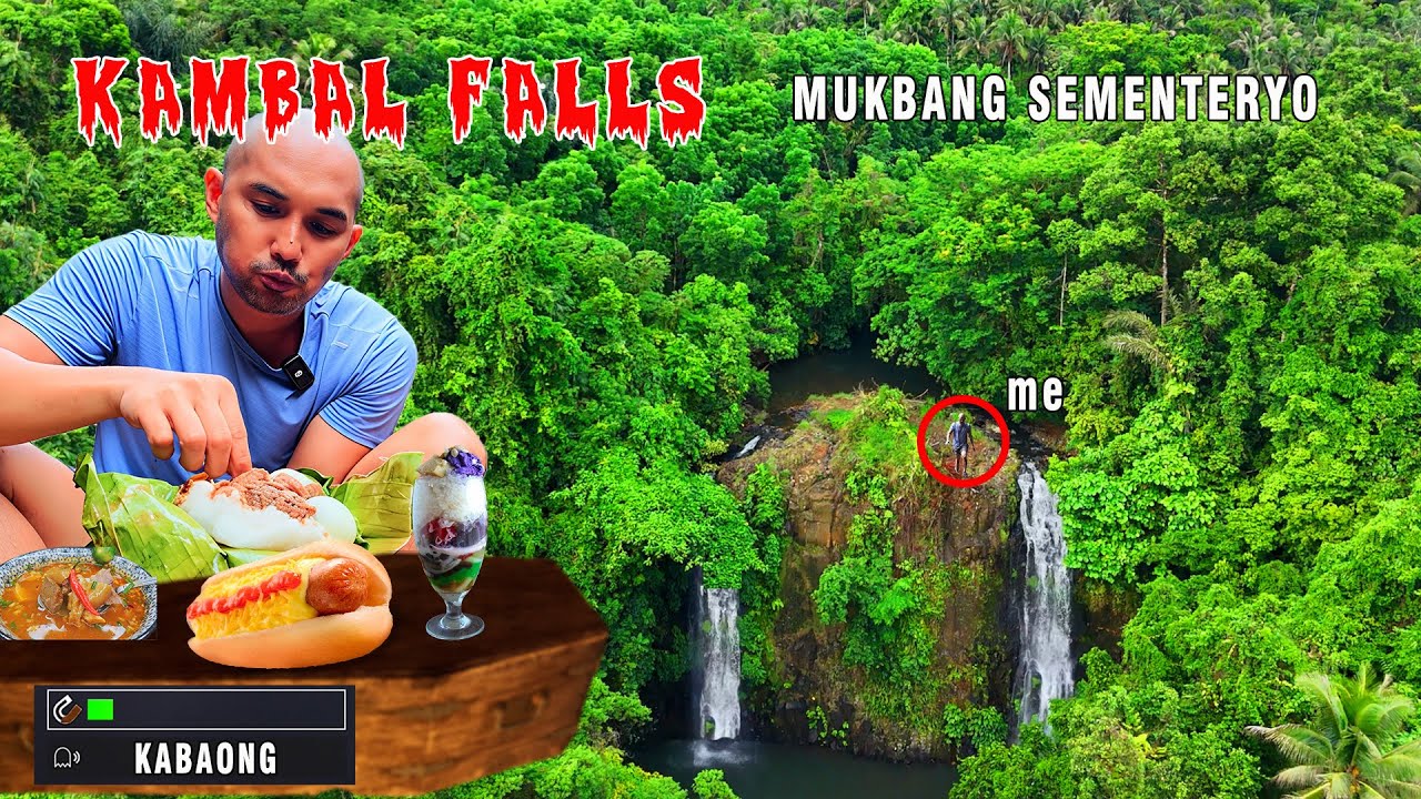 HIDDEN GEM NG LUISIANA LAGUNA | KAMBAL FALLS | MUKBANG SEMENTERYO MAGDALENA LAGUNA