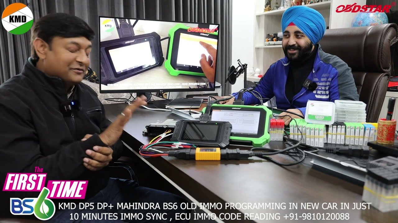 KMD DP5 & DP+ MAHINDRA BS6 OLD IMMO PROGRAMMING IN NEW CAR IN JUST 10 MINUETS WHATSAPP +919810120088