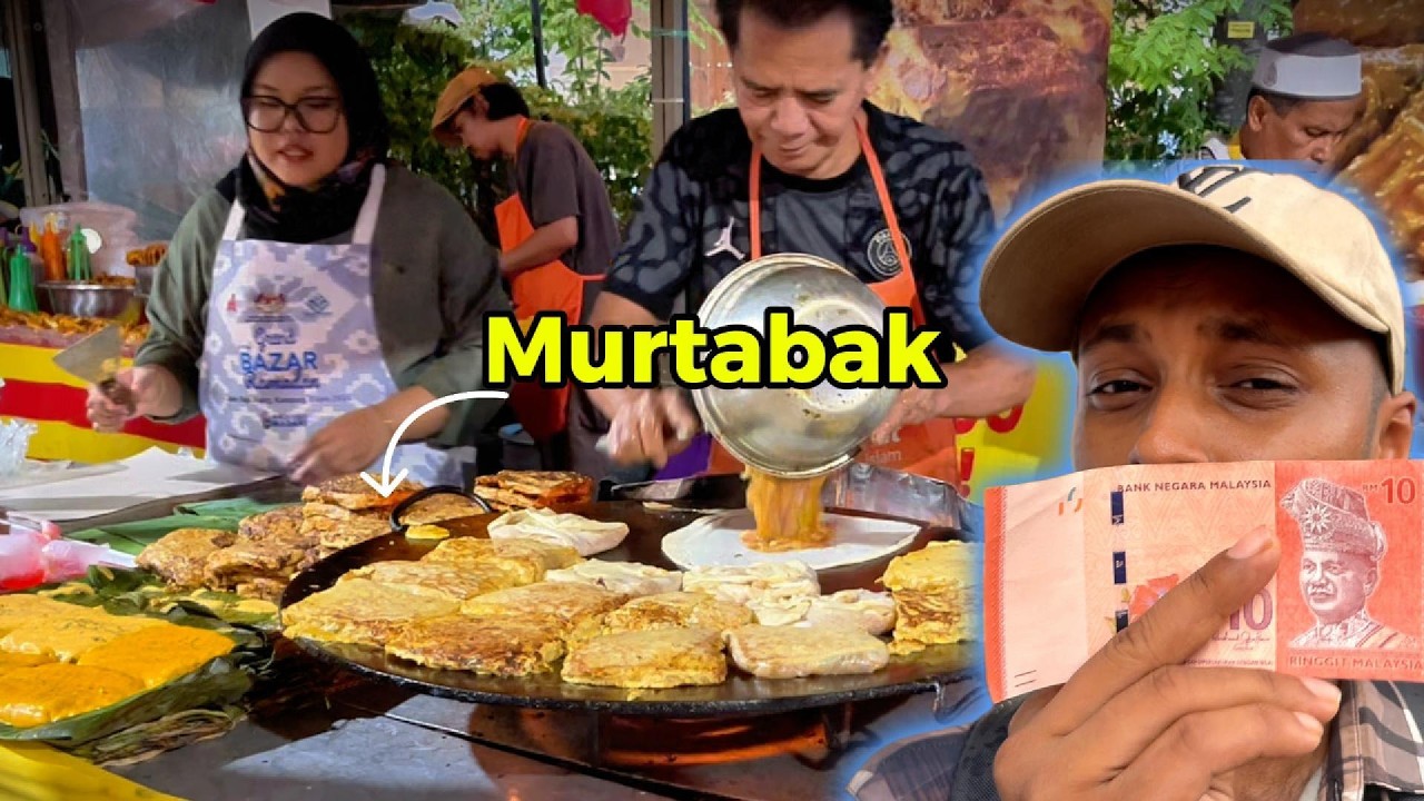 Unbelievable ! 10 Rm Challenge In Kampung Baru Ramadan Market !  Ifter market in student  Budget