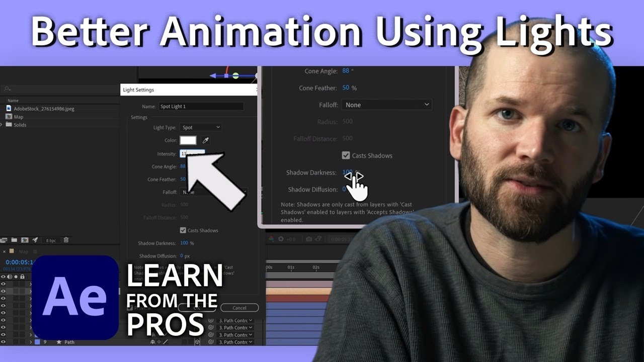 Use Lights to Bring Your Animation to Life in After Effects! | Adobe Video