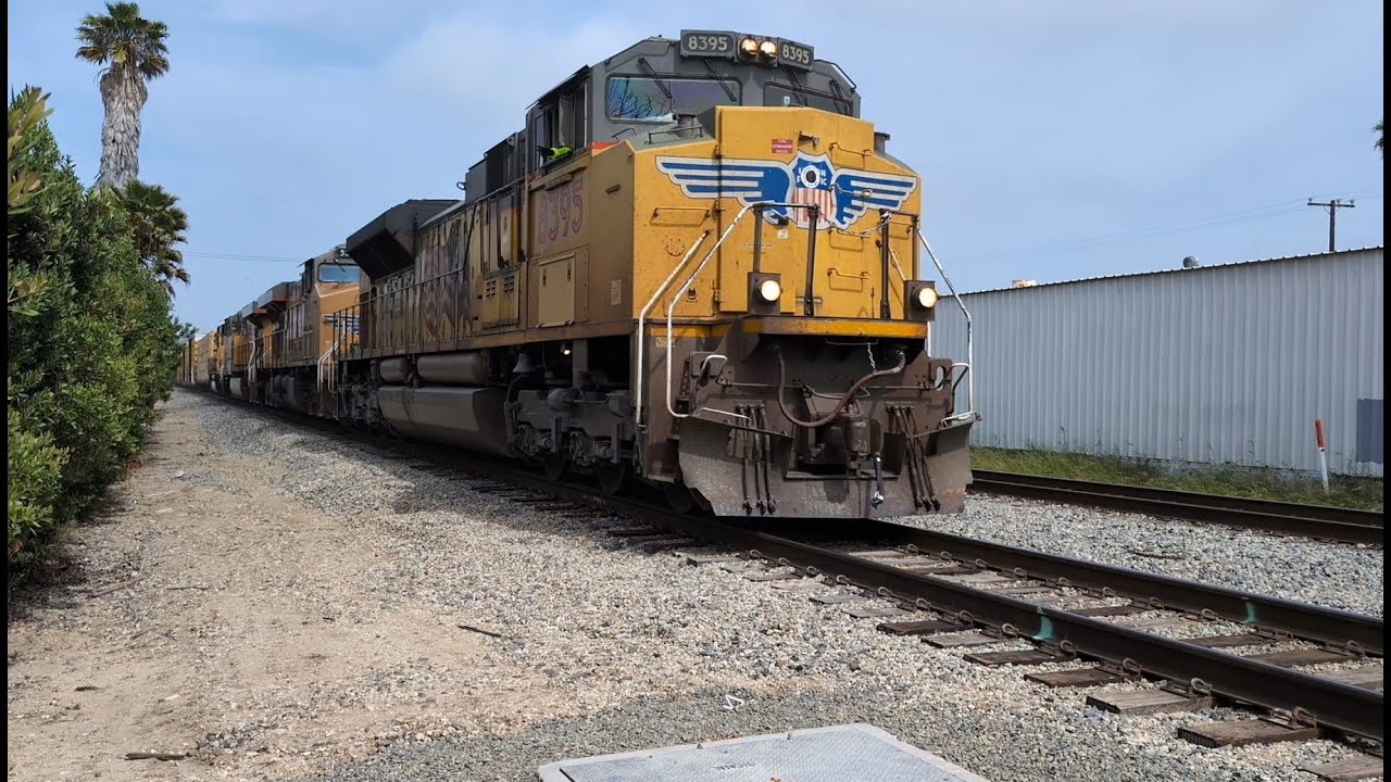 Union Pacific EMD SD70ACe Compilation | UP Coastline Locals in Moorpark