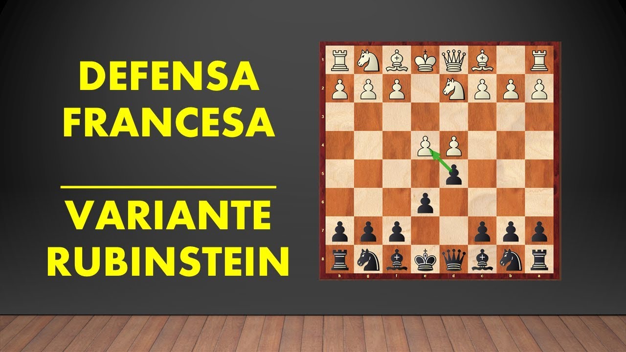 Defensa Francesa - Variante Rubinstein