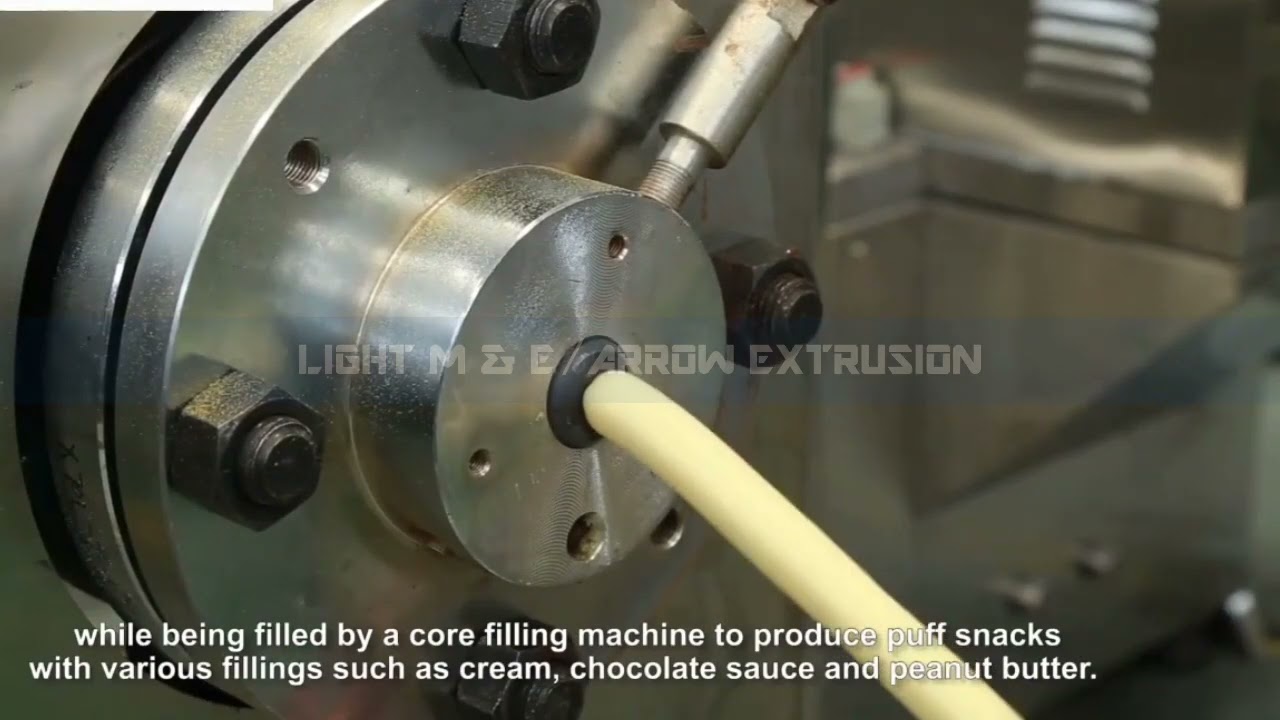 Corn Puff Snacks Core Filling Making Machine