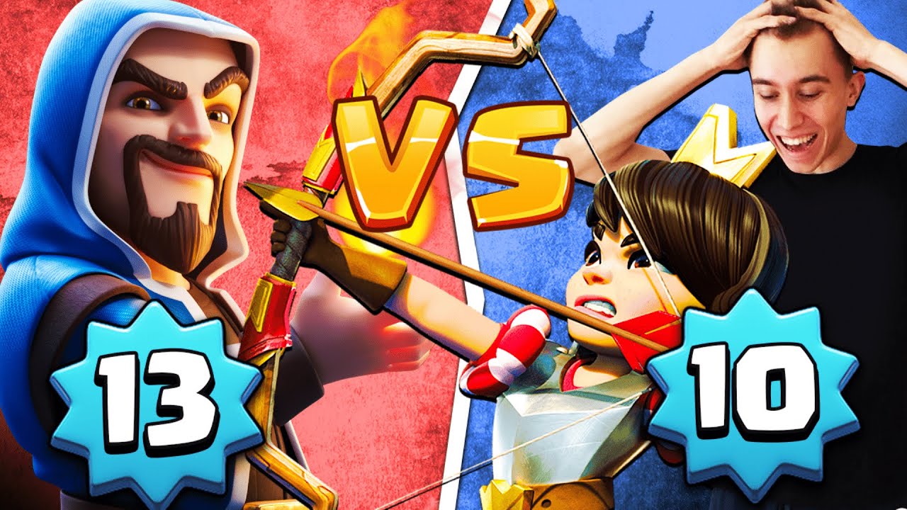 OUTPLAYING LEVEL 13 NOOBS with LEVEL 10 CARDS! ORIGINAL LOG BAIT — Clash Royale
