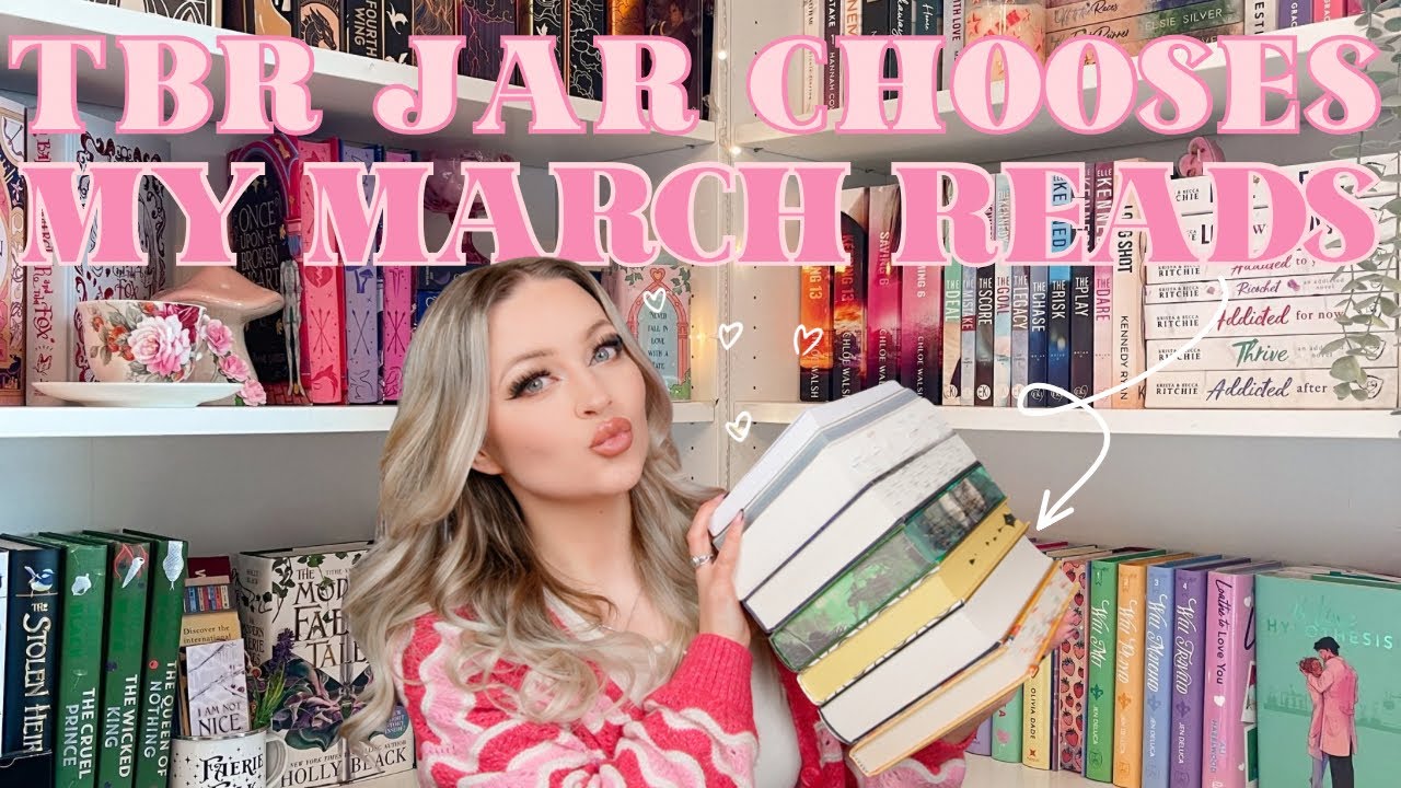 TBR prompt jar chooses my March reads🫙❣️📚 March TBR 2026 🌷🌟