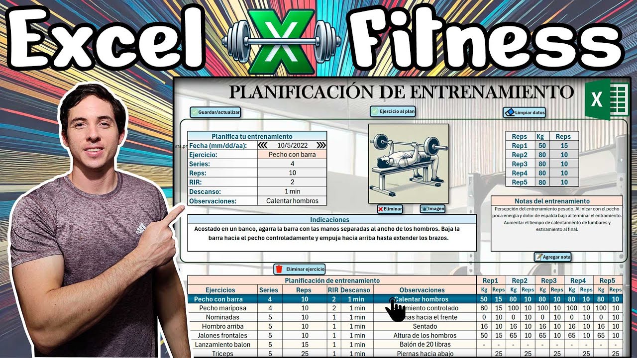 Crea tu Excel para planificar entrenamiento | Tutorial paso a paso