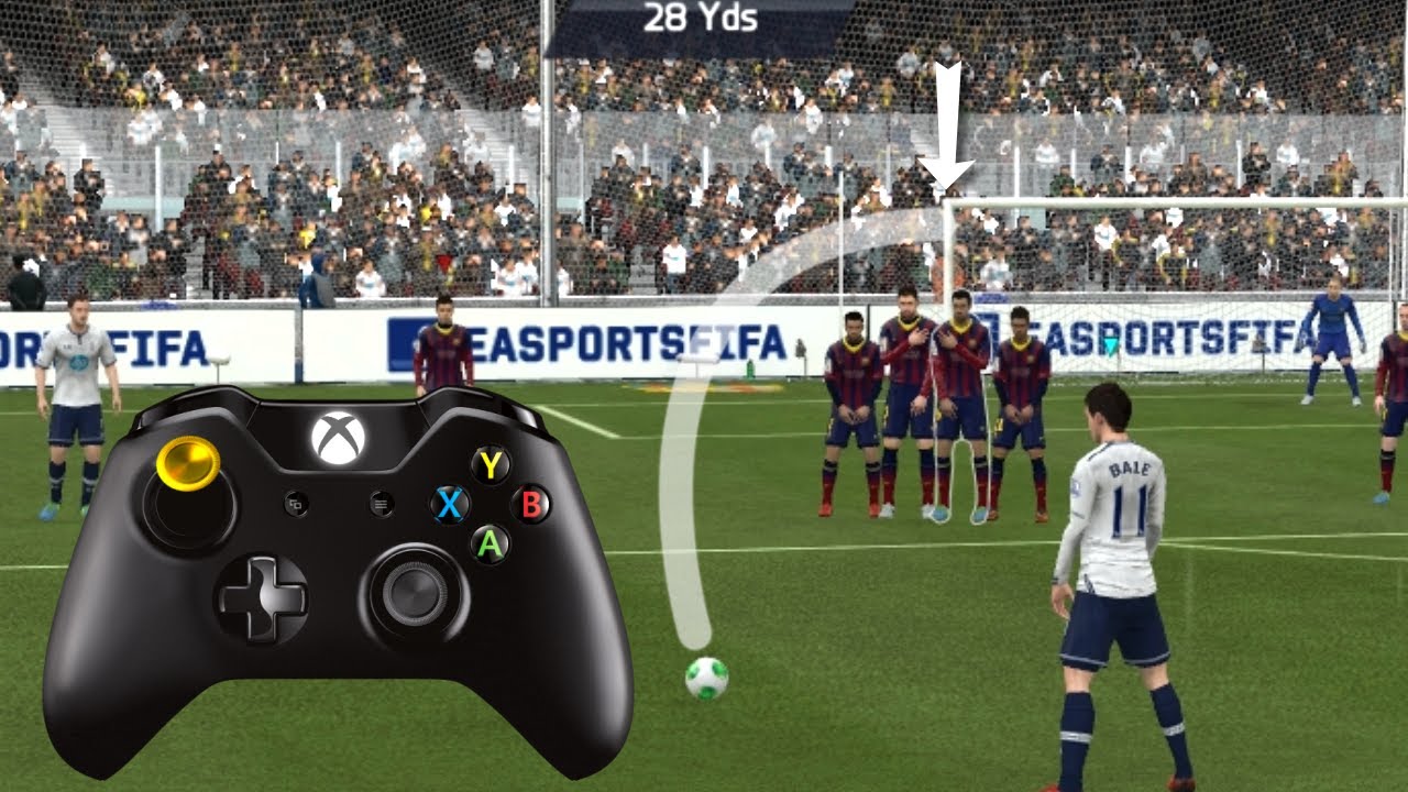 FIFA 15/FIFA 14 CURVE FREE KICK TUTORIAL