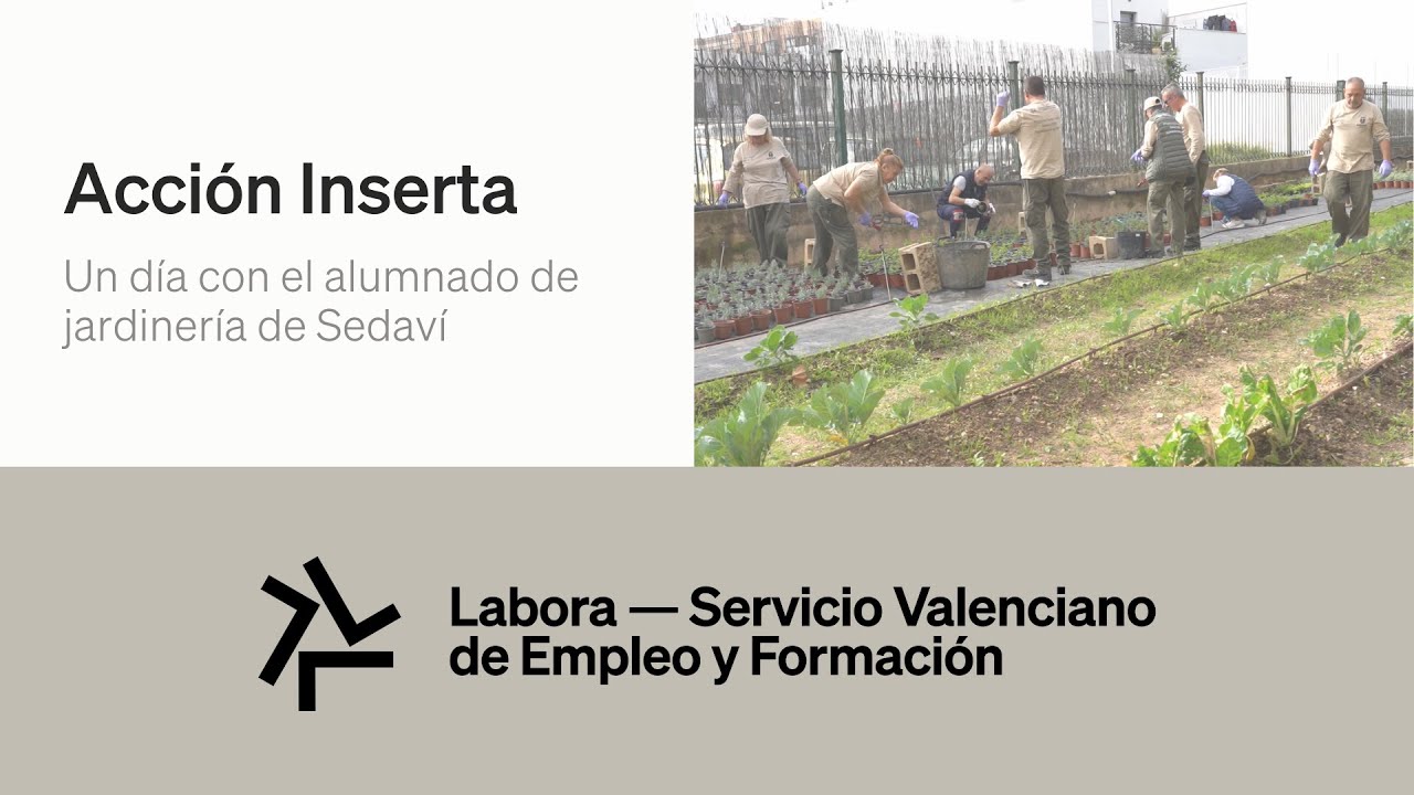 Un dia amb l'alumnat de Jardineria. Acció INSERTA Sedaví