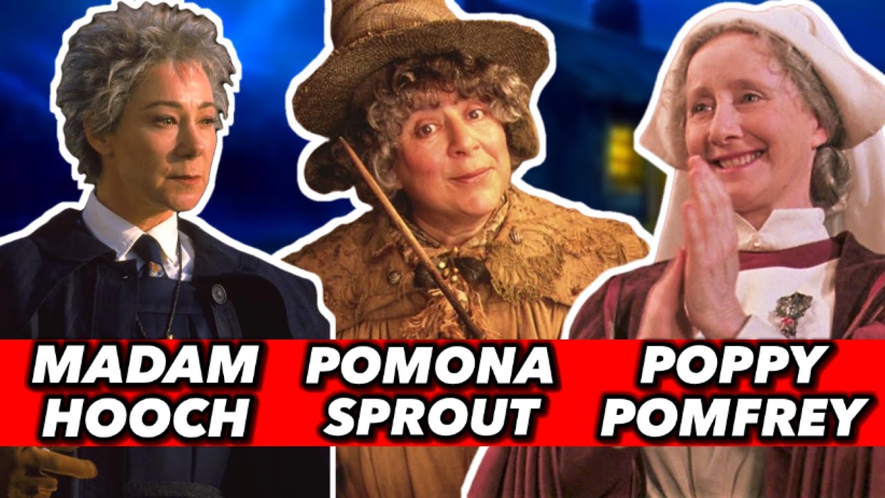 The Whole Story of These Harry Potter Characters (Pomona Sprout, Madam Hooch, And Poppy Pomfrey)