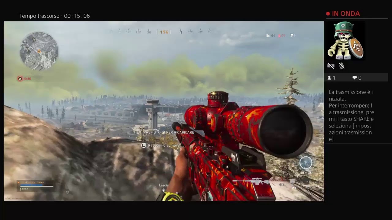 Trasmissione PS4 live di attimo-fonico