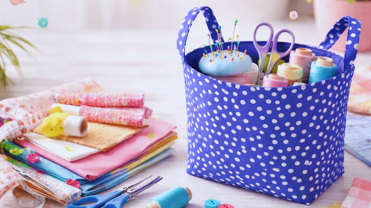 Корзина-органайзер из ткани: как сшить своими руками / Basket organizer bag