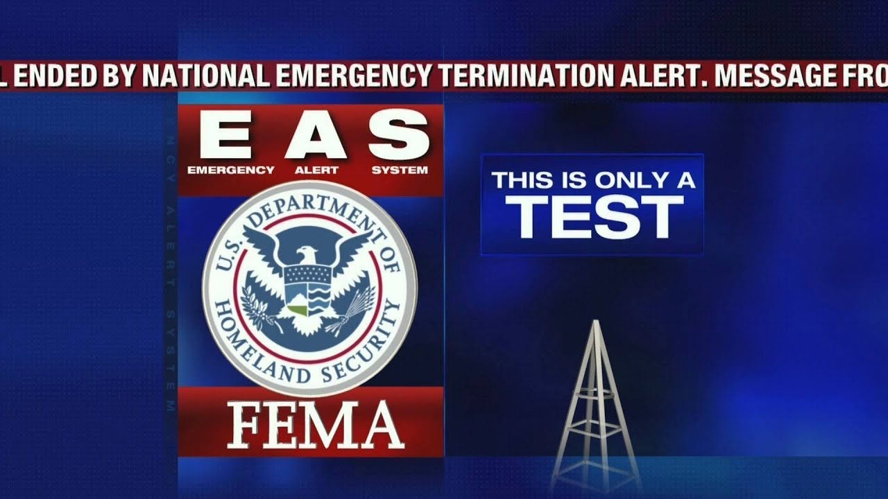 FENDER'S NEWS-FEMA -Mandatory Nationwide Test of the Emergency Alert System. 9-27-17.