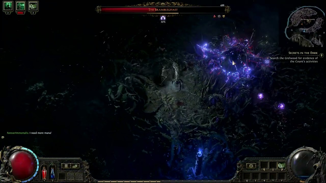 Path of Exile 2 - Witch vs The Brambleghast - Hardcore Battle [4K]