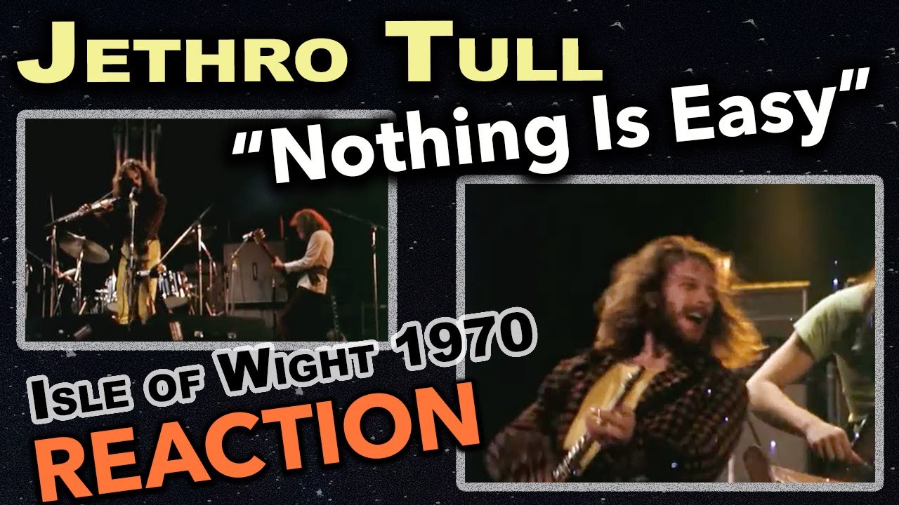 Brothers REACT to JETHRO TULL Nothing Is Easy (Clip Reaction) LIVE at Isle Of Wight 1970