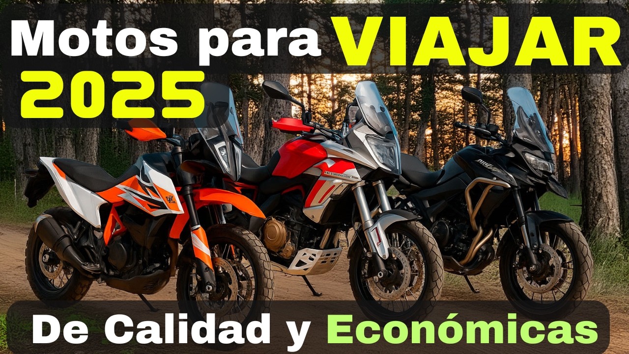 Las 12 Mejores Motos Calidad-Precio para Viajar en México 2025