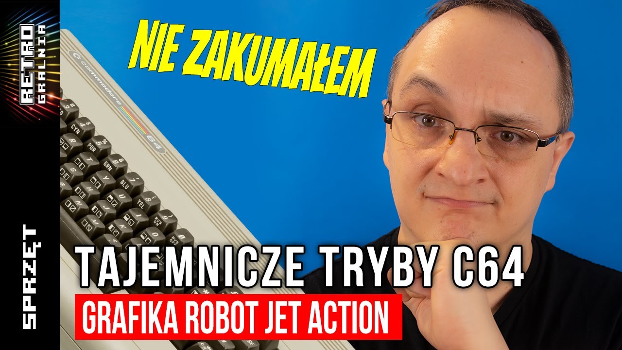 ⚙️ Tryby graficzne Commodore 64 - Czyli, jak NAPRAWDĘ działa ten z  Robot Jet Action. (RG#483)