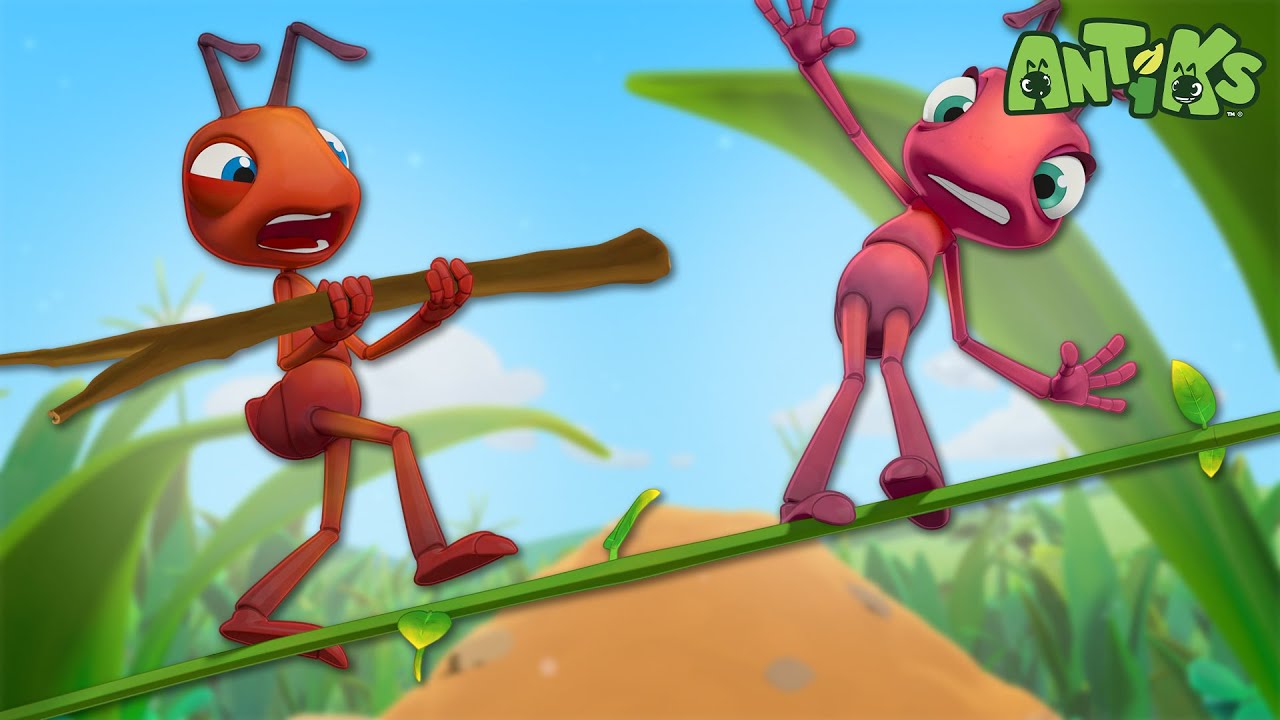High Wire Act | 🐛 Antiks & Insectibles 🐜 | Funny Cartoons for Kids | Moonbug