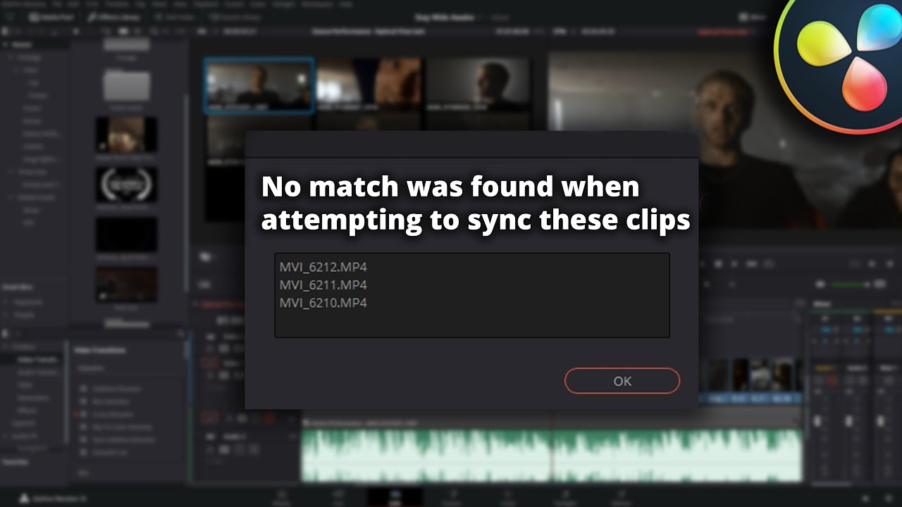 Как устранить проблемы синхронизации нескольких камер — руководство по DaVinci Resolve