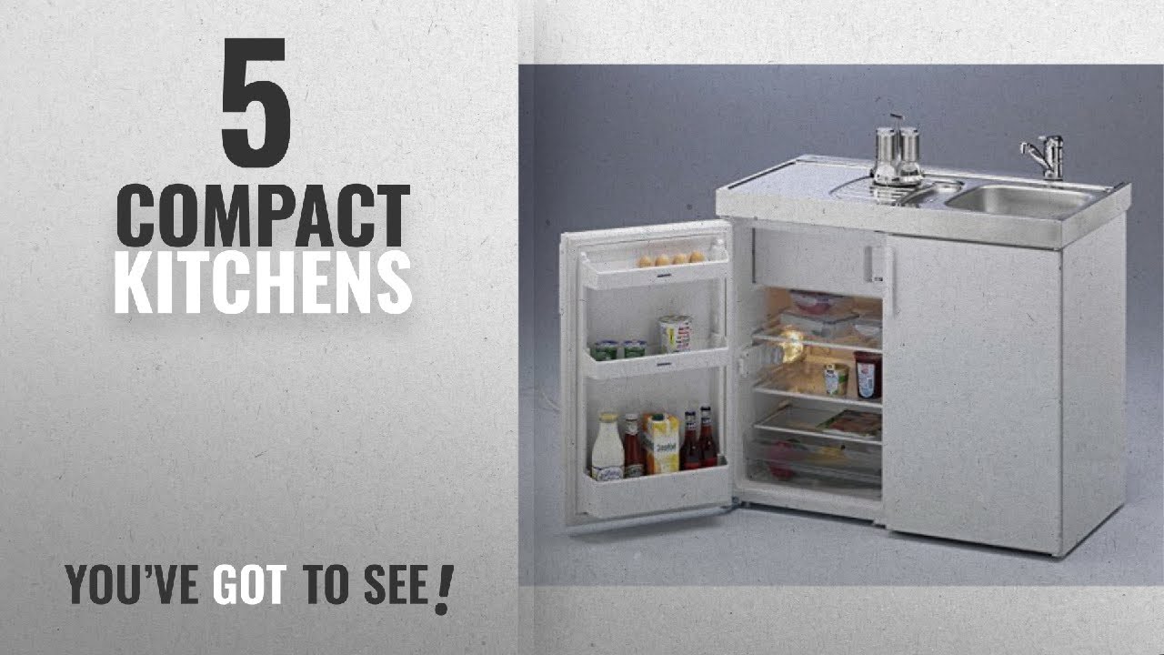 Top 10 Compact Kitchens [2018]: Limatec 2000951 Mini kitchen Kitchenline MK 100 Tea left