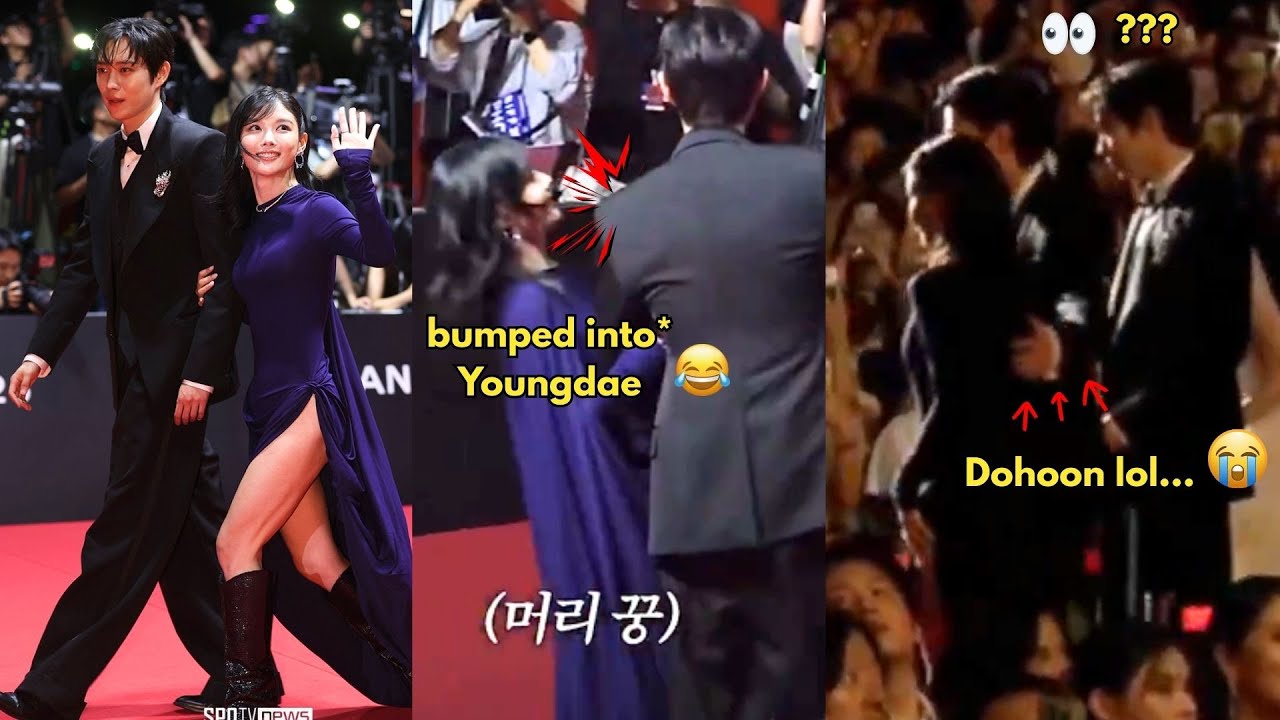 Kim Dohoon casually claiming Kim Youngdae’s spot next to Kim Yoojung with that side-hug🤭 #BIFF2025