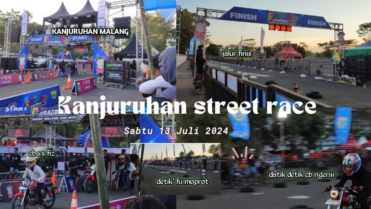 STADION KANJURUHAN‼️KANJURUHAN street race detik* raja nya motor AkSI MALANG 13 JULI 2024 *