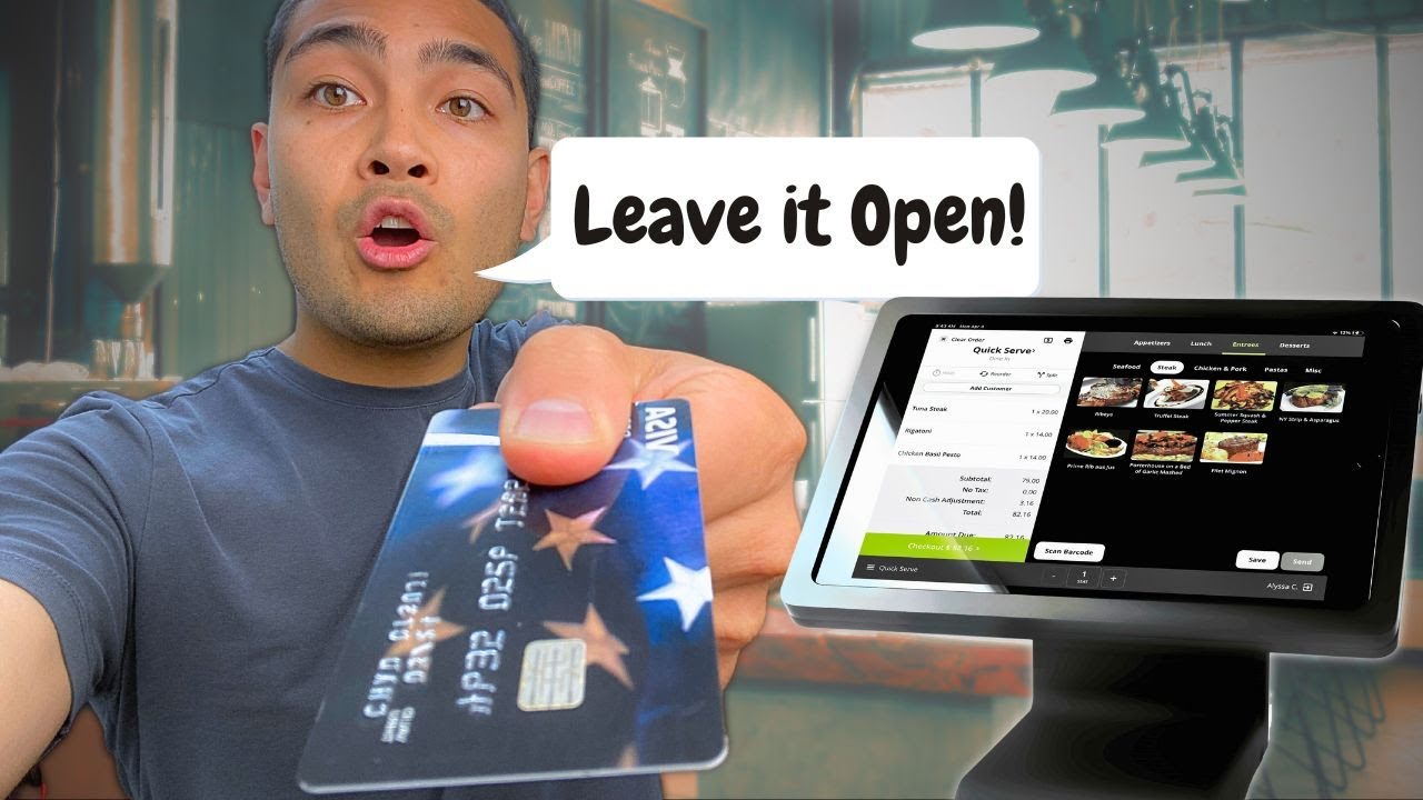 PreAuth POS for Bar Tabs
