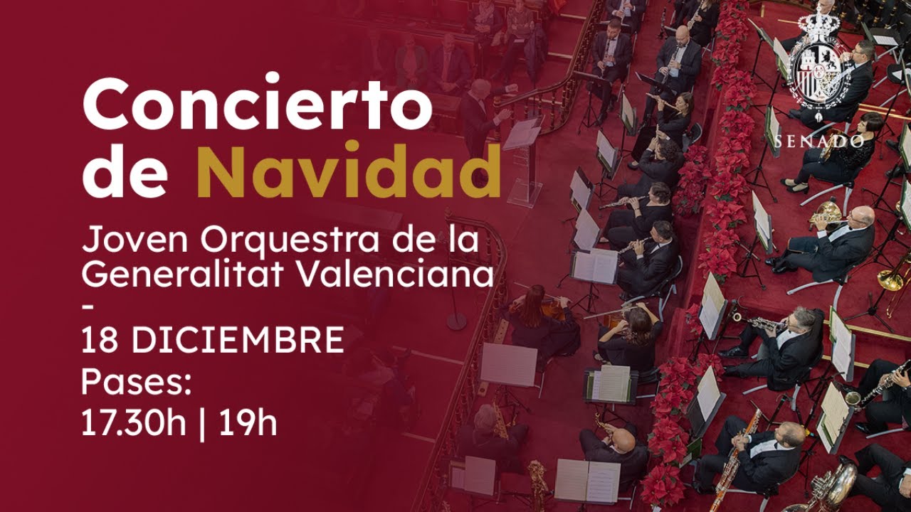 Concierto de Navidad por la Joven Orquesta de la Generalitat Valenciana  - 18/12/2025 - 19 h