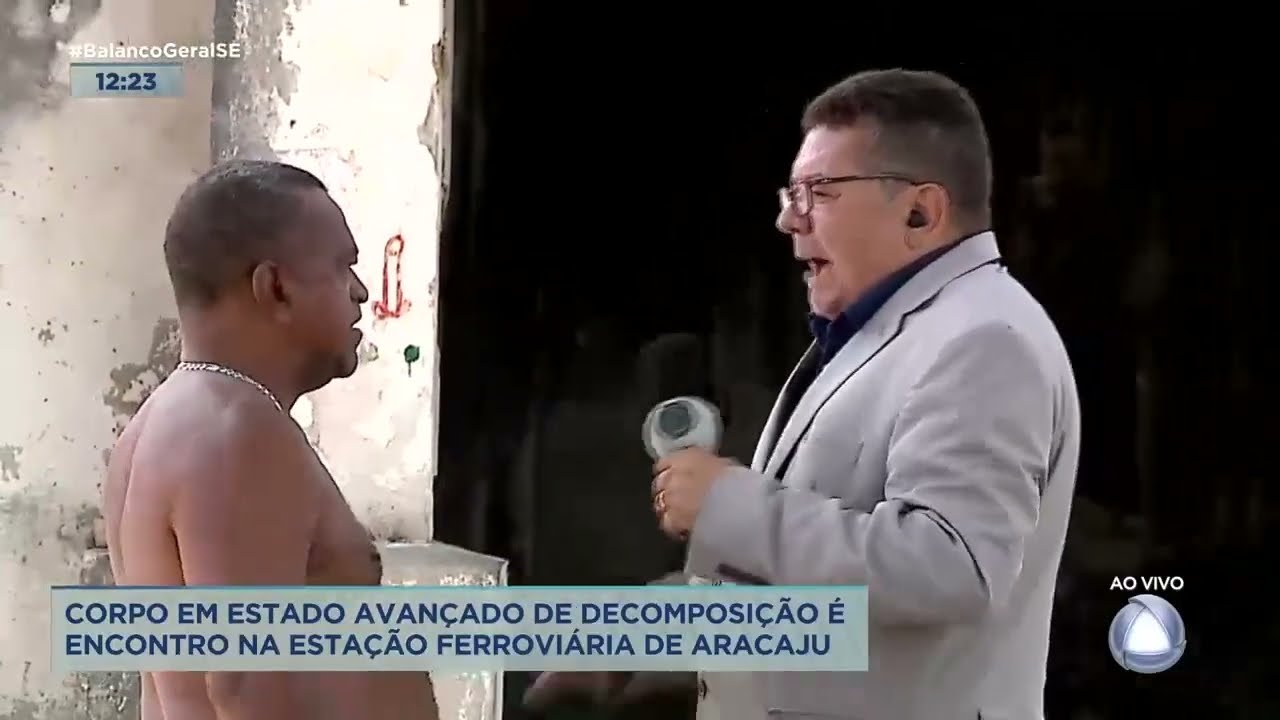 Corpo em estado avançado de decomposição é encontrado em estação ferroviária - Balanço Geral Sergipe