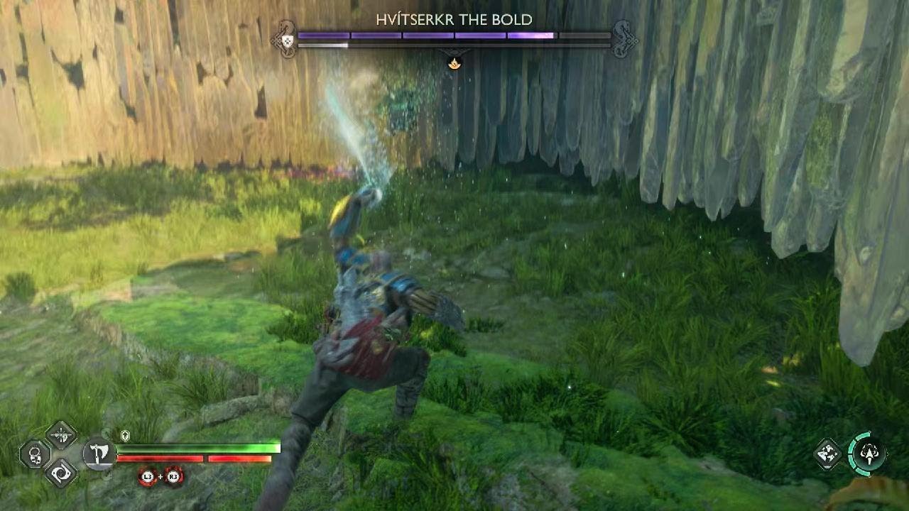 GOD OF WAR RAGNAROK | HVITSERKR THE BOLD BOSS | GMGOW | UNDERPOWERED | PURPLE BAR | NO DAMAGE