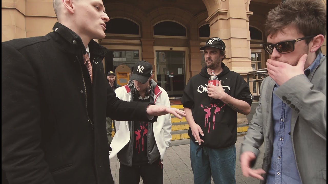 Apple Isle Files #0003 - Menz x Vokal x SkurgeOne x Remarcable MC freestyle at the Hobart Bus Mall