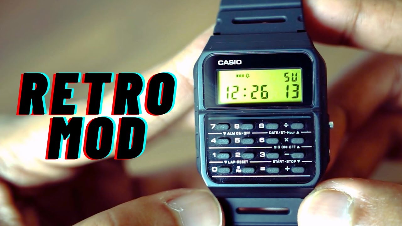 Casio CA-53WF-1B Color Display Modification Using Polarizer Filter and Color Film