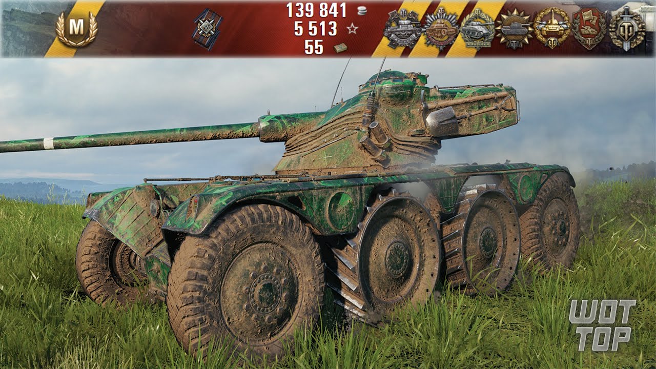 World of Tanks Panhard EBR 75 (FL 10) • ТОП ИГРА #120