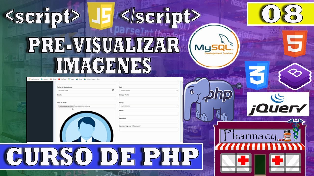 08 - Curso de PHP 👨💻  (  script para pre-visualizar las imágenes  💻)
