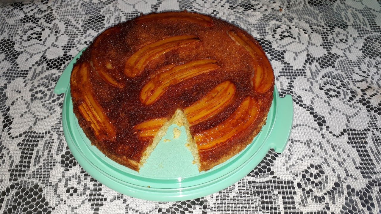 Bolo de Banana no Speedy Chef Tupperware