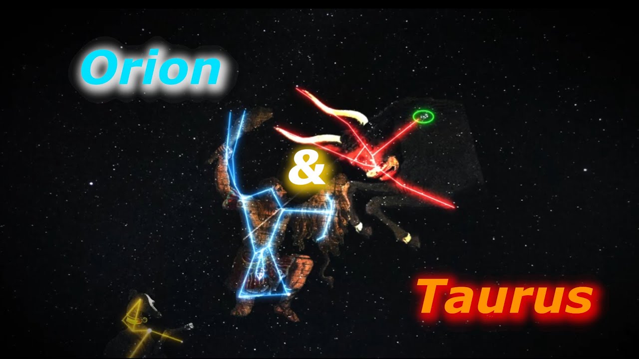 ORION vs. TAURUS | These two constelations met each other | Astronomy & the story behind