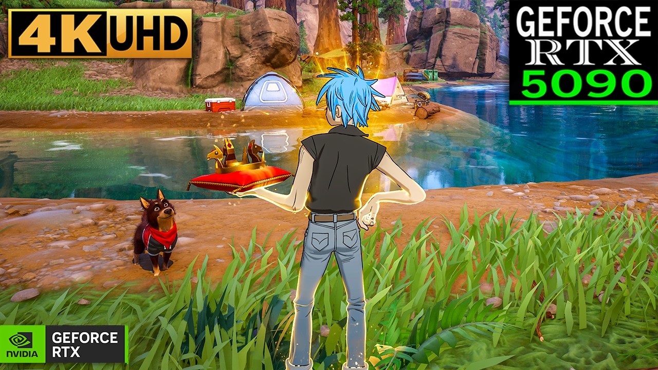 Fortnite Gorillaz 2D Skin Gameplay | RTX 5090 ( 4K Max Settings + RTX ON )