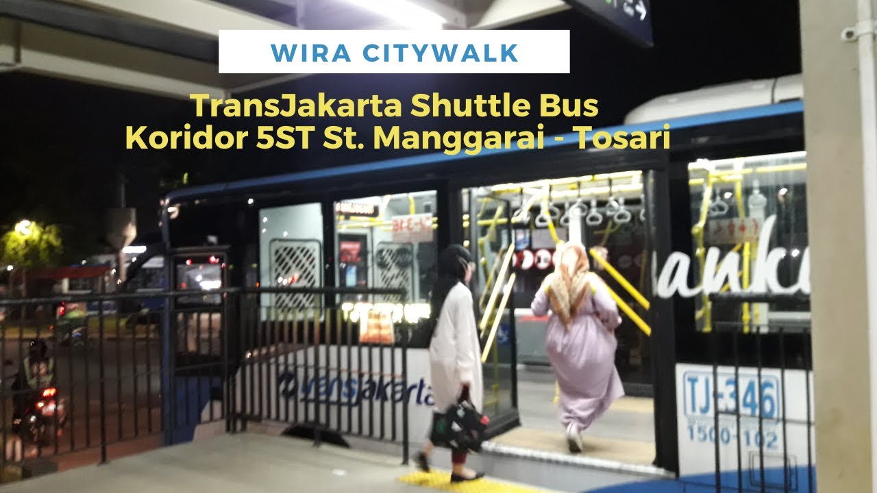 Rute Sementara Saat Halte Manggarai Pasaraya di Revitalisasi Koridor 5ST Stasiun manggarai ke Tosari