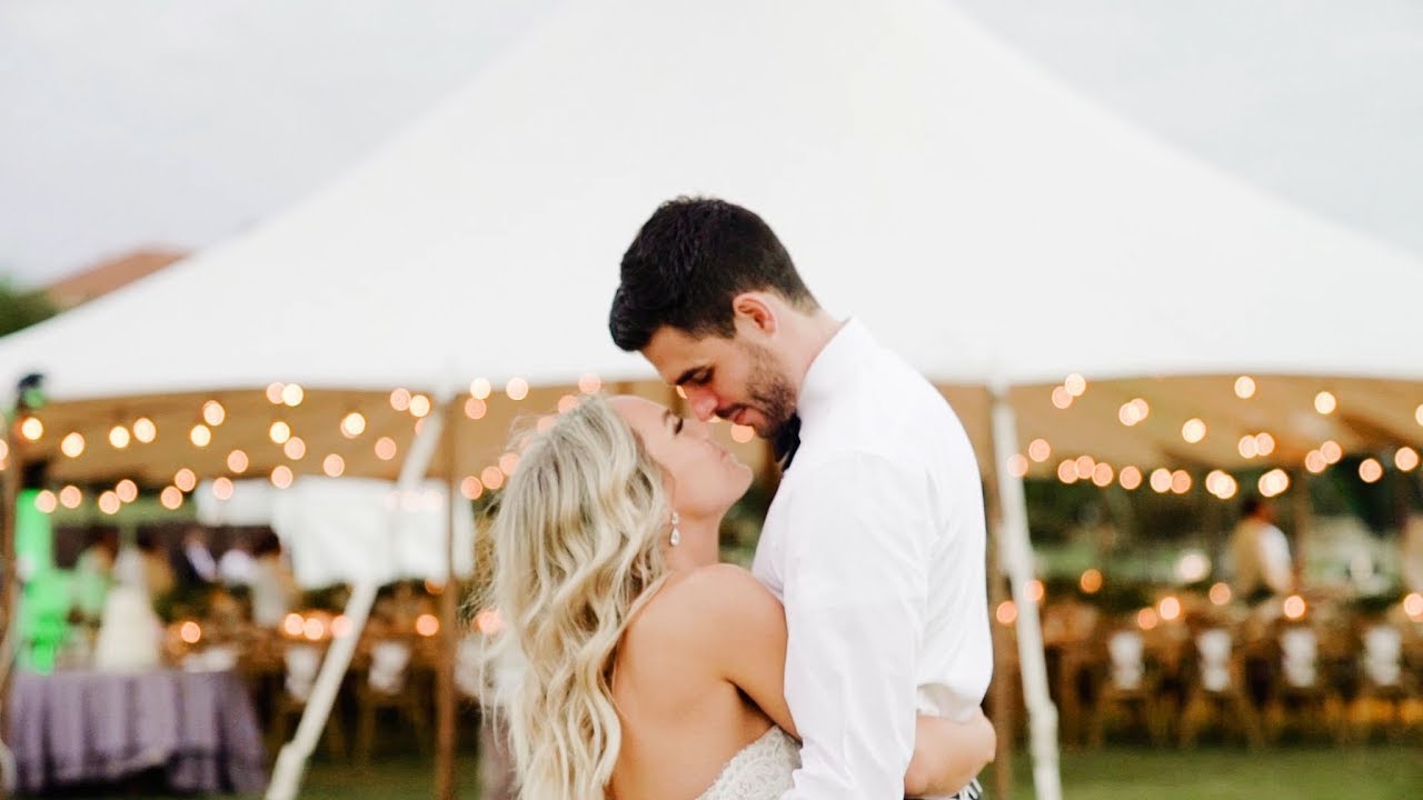 Organic Outdoor Wedding & Tented Reception | Four Seasons