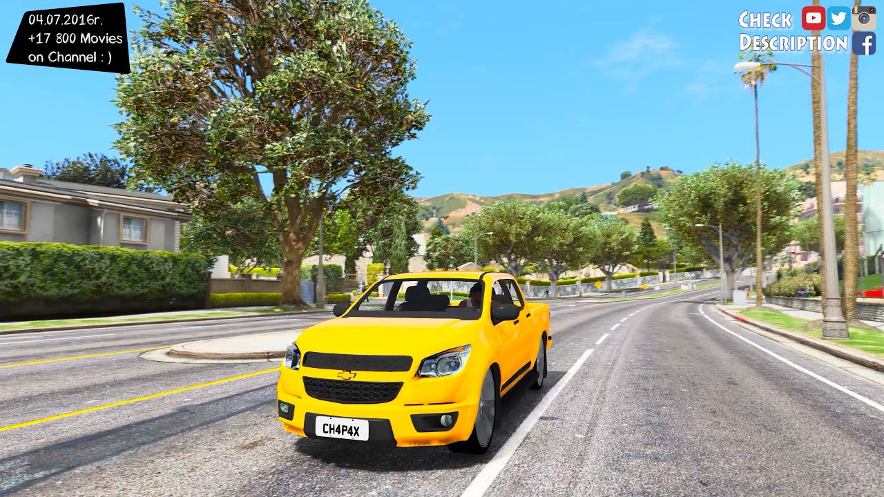 2015 Chevrolet S10 LTZ - GTA V MOD | 2.7K / 1440p ! _REVIEW