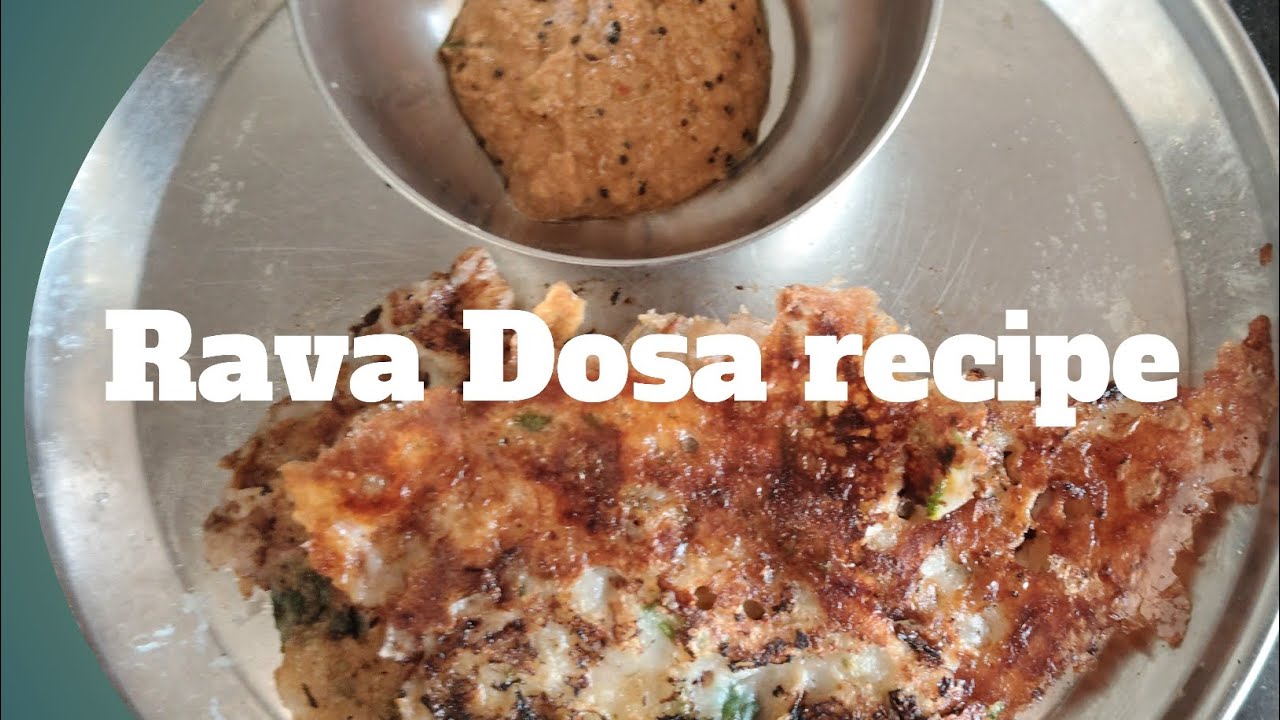 Rava  Dosa recipe #vera video 